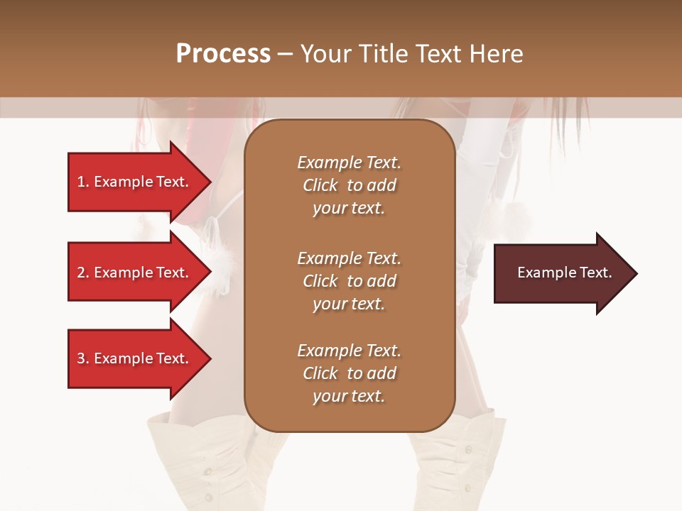 Sensual Underwear Woman PowerPoint Template