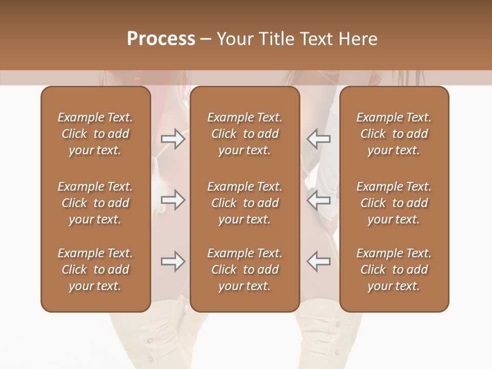 Sensual Underwear Woman PowerPoint Template