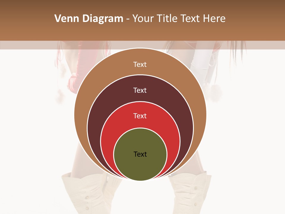 Sensual Underwear Woman PowerPoint Template