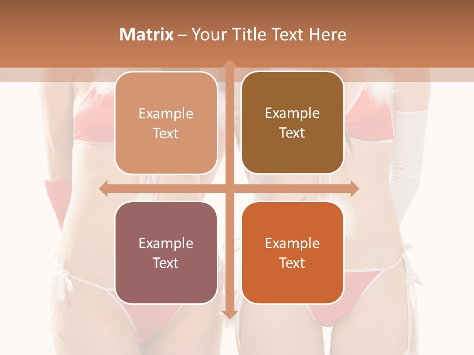 Santa Two Sensual PowerPoint Template