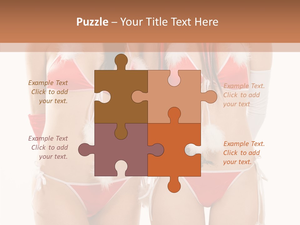 Santa Two Sensual PowerPoint Template