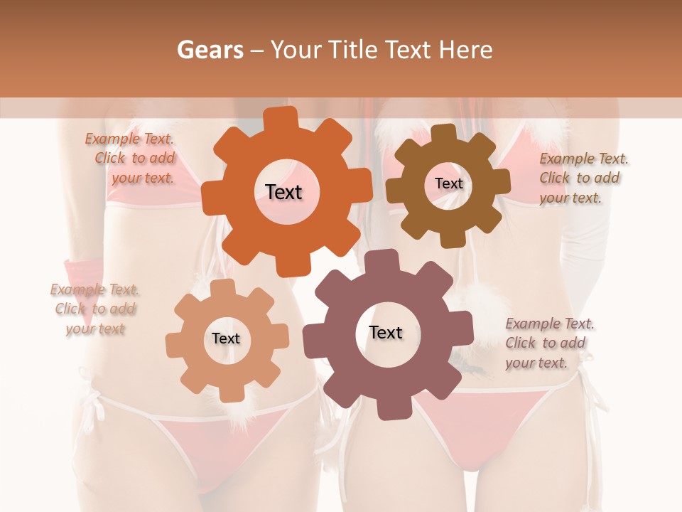 Santa Two Sensual PowerPoint Template