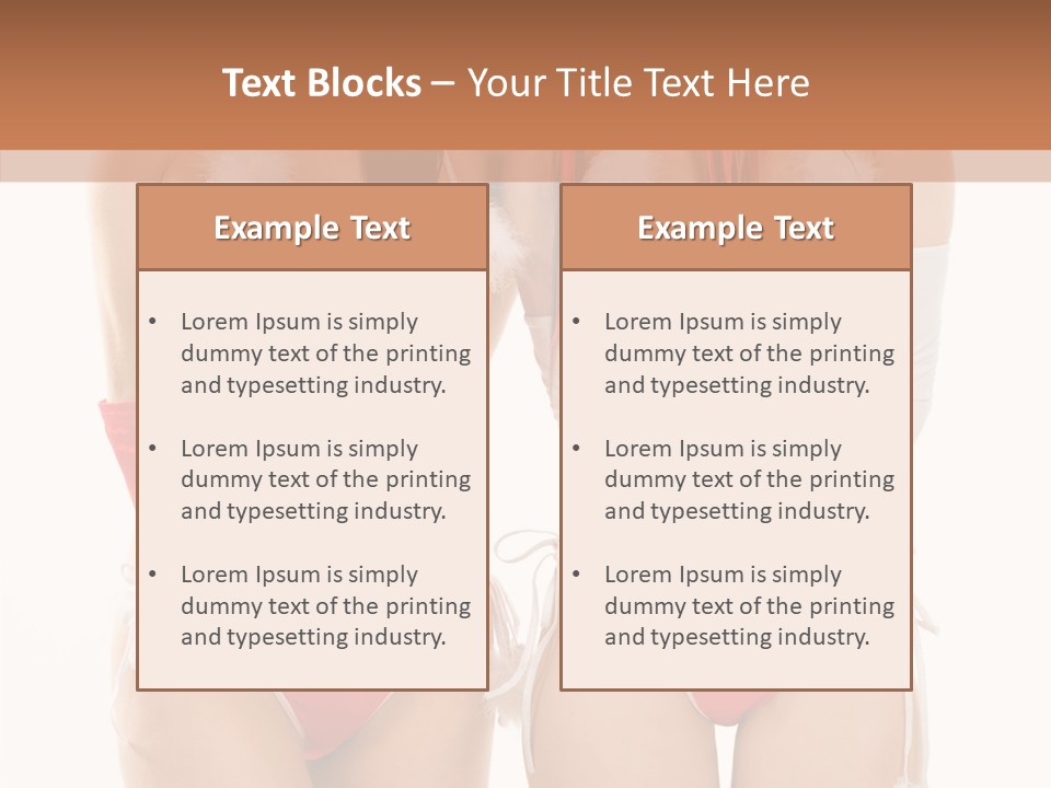 Santa Two Sensual PowerPoint Template