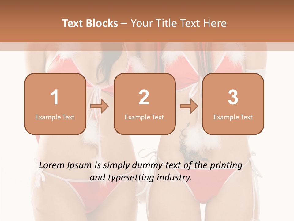 Santa Two Sensual PowerPoint Template