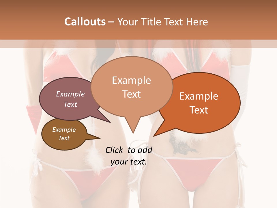 Santa Two Sensual PowerPoint Template