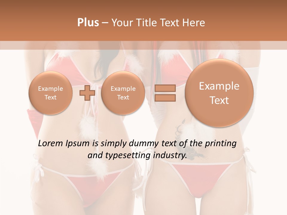 Santa Two Sensual PowerPoint Template