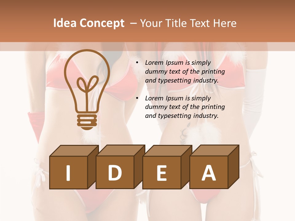 Santa Two Sensual PowerPoint Template