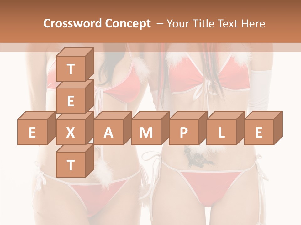 Santa Two Sensual PowerPoint Template