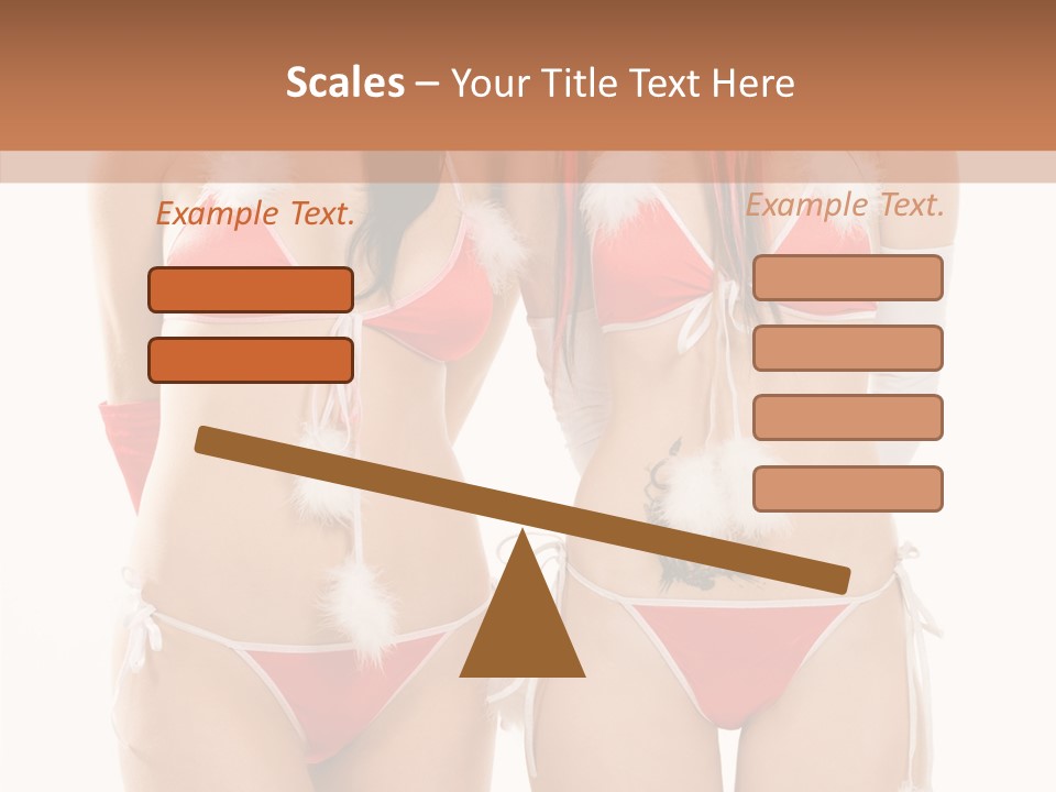 Santa Two Sensual PowerPoint Template