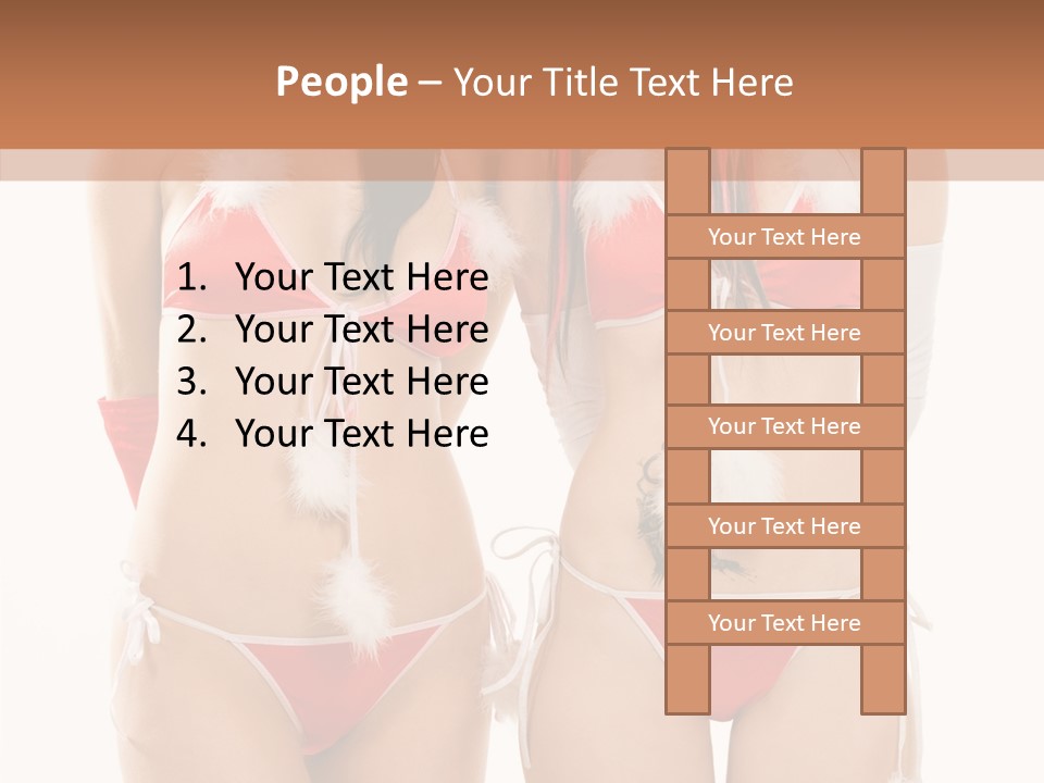 Santa Two Sensual PowerPoint Template