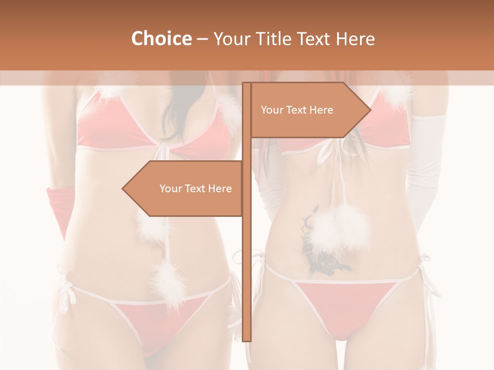 Santa Two Sensual PowerPoint Template