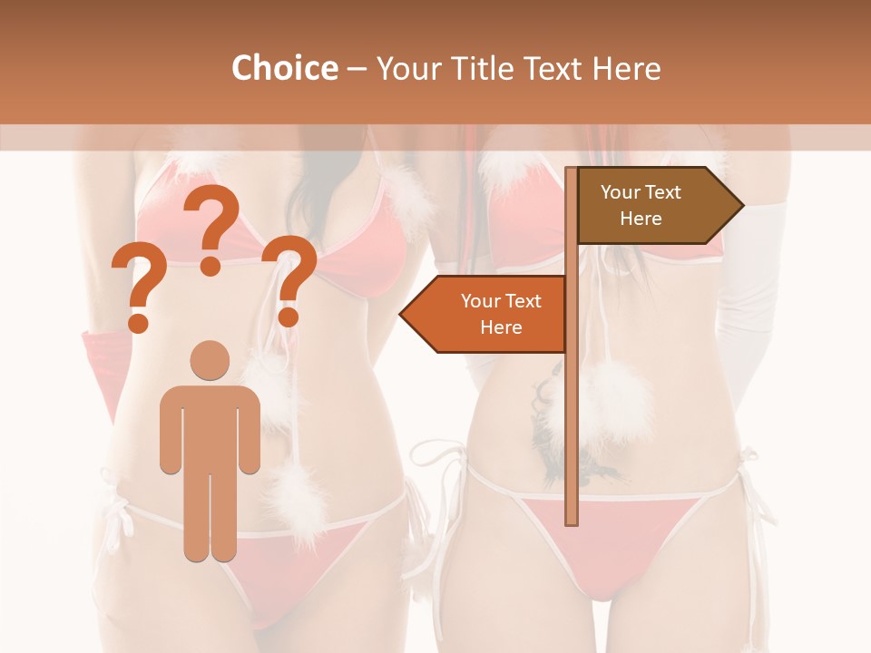 Santa Two Sensual PowerPoint Template