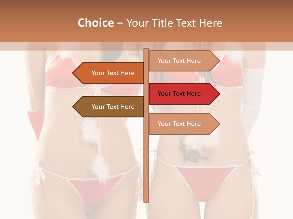 Santa Two Sensual PowerPoint Template