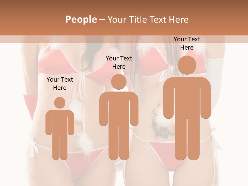 Santa Two Sensual PowerPoint Template