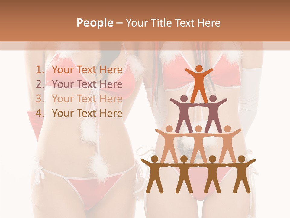 Santa Two Sensual PowerPoint Template