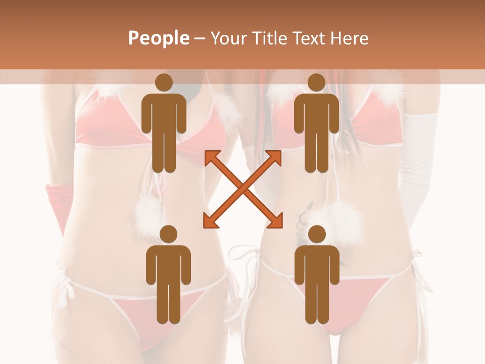 Santa Two Sensual PowerPoint Template