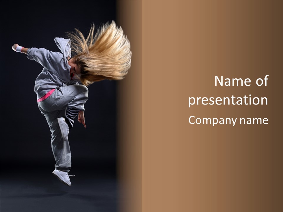 Posing Motion Skill PowerPoint Template