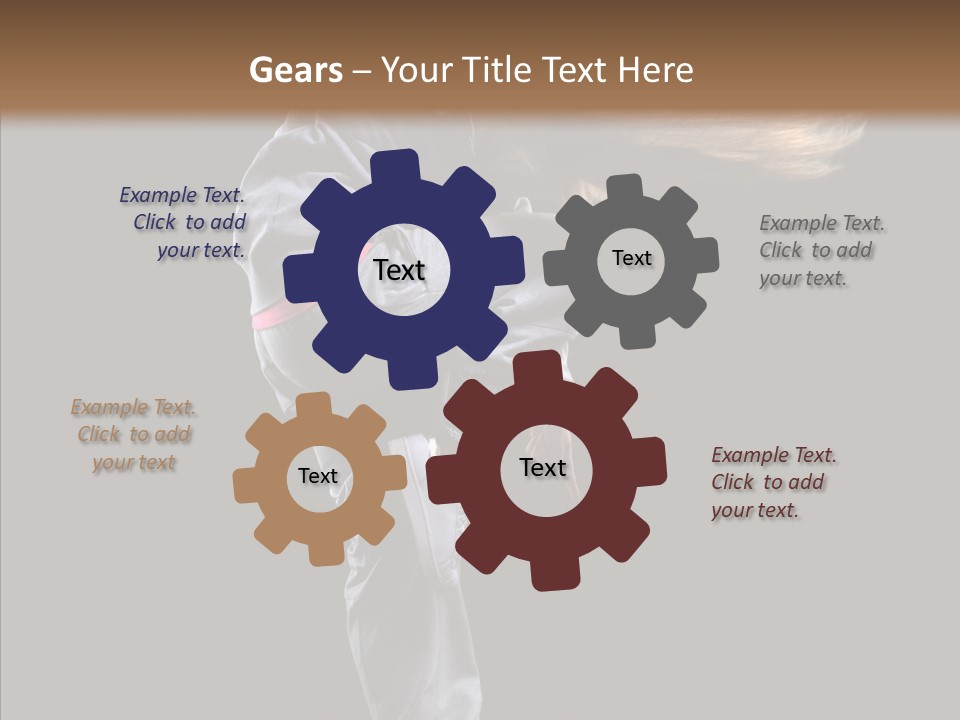 Posing Motion Skill PowerPoint Template