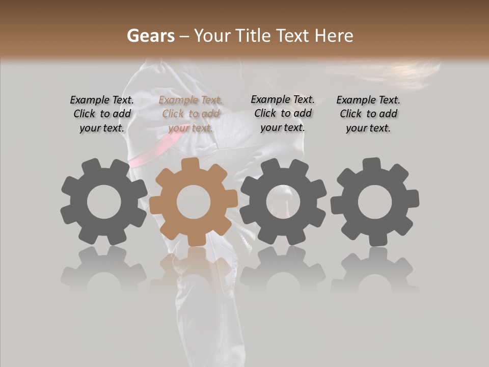 Posing Motion Skill PowerPoint Template