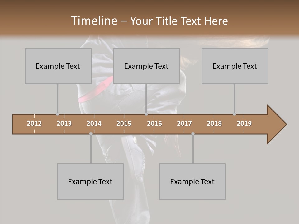 Posing Motion Skill PowerPoint Template