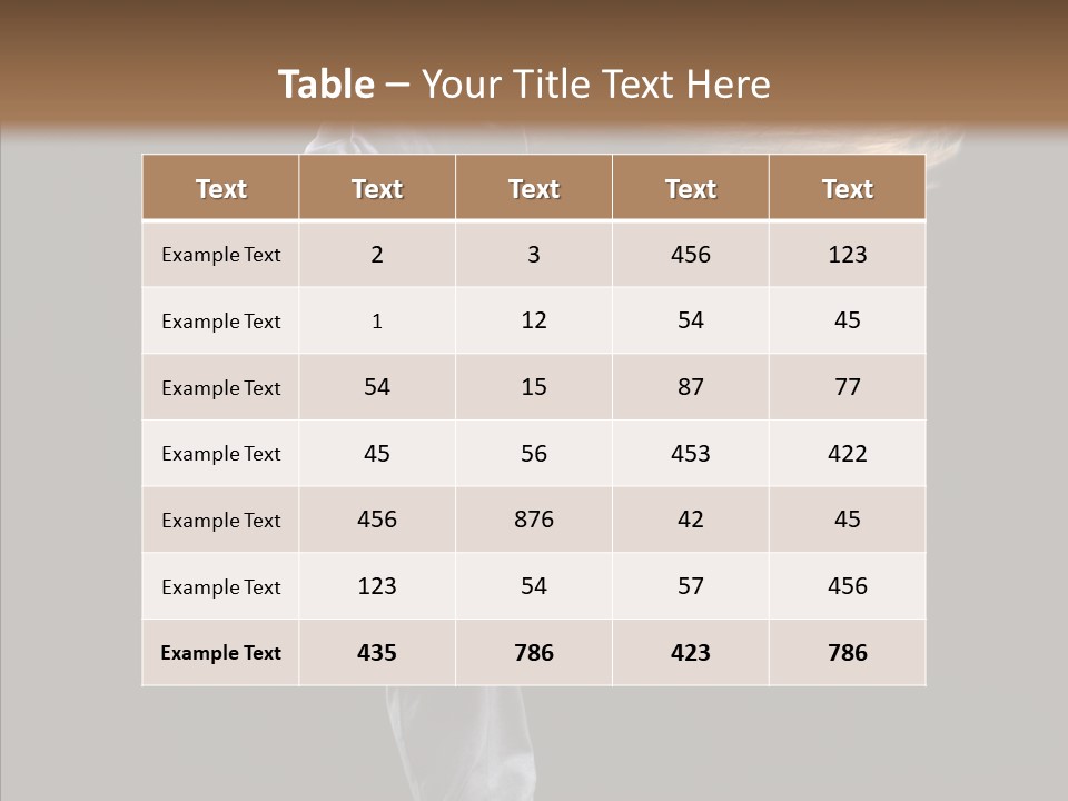 Posing Motion Skill PowerPoint Template