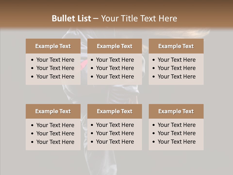 Posing Motion Skill PowerPoint Template