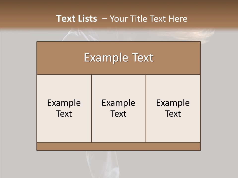 Posing Motion Skill PowerPoint Template