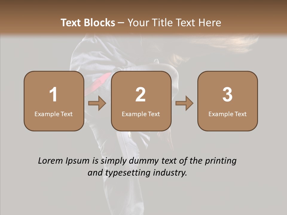 Posing Motion Skill PowerPoint Template