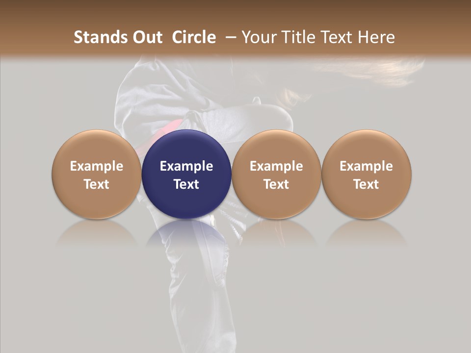 Posing Motion Skill PowerPoint Template