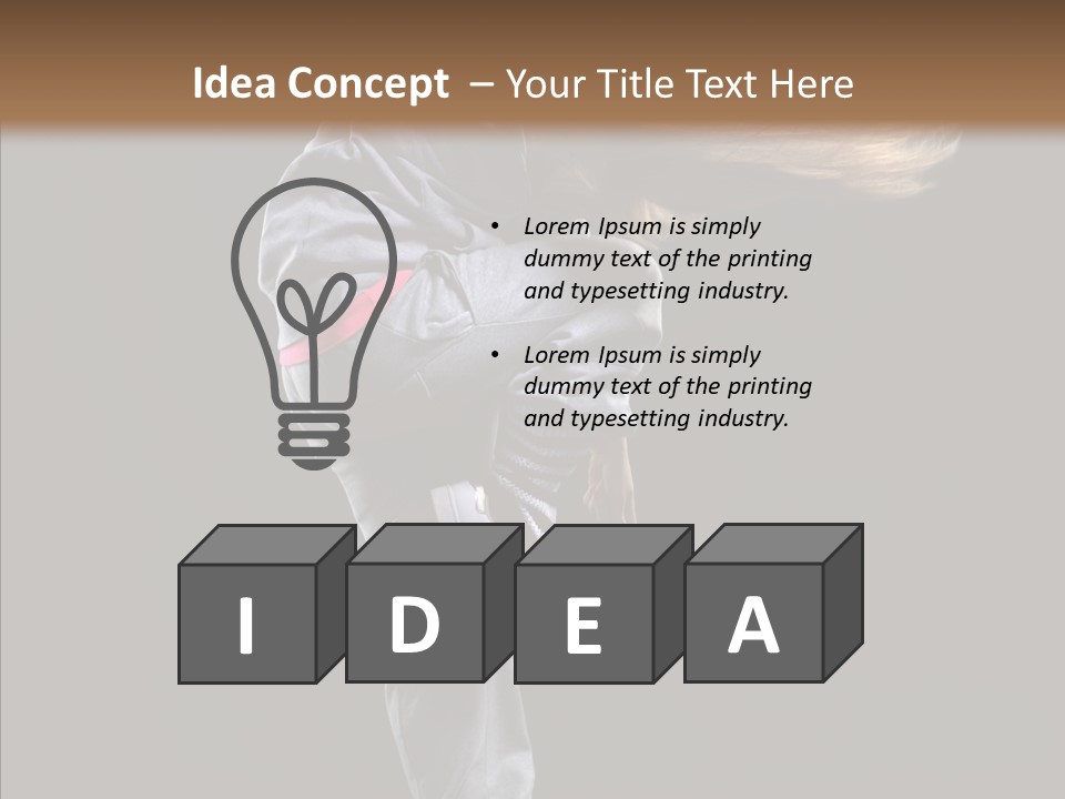 Posing Motion Skill PowerPoint Template