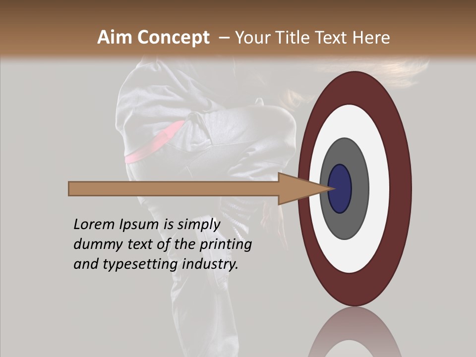 Posing Motion Skill PowerPoint Template