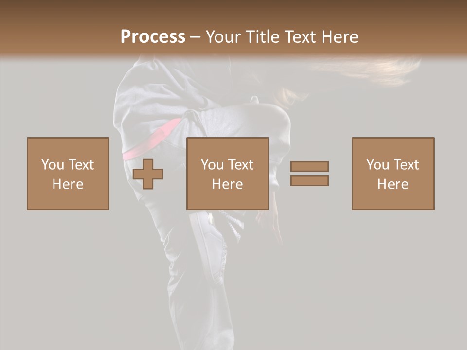 Posing Motion Skill PowerPoint Template