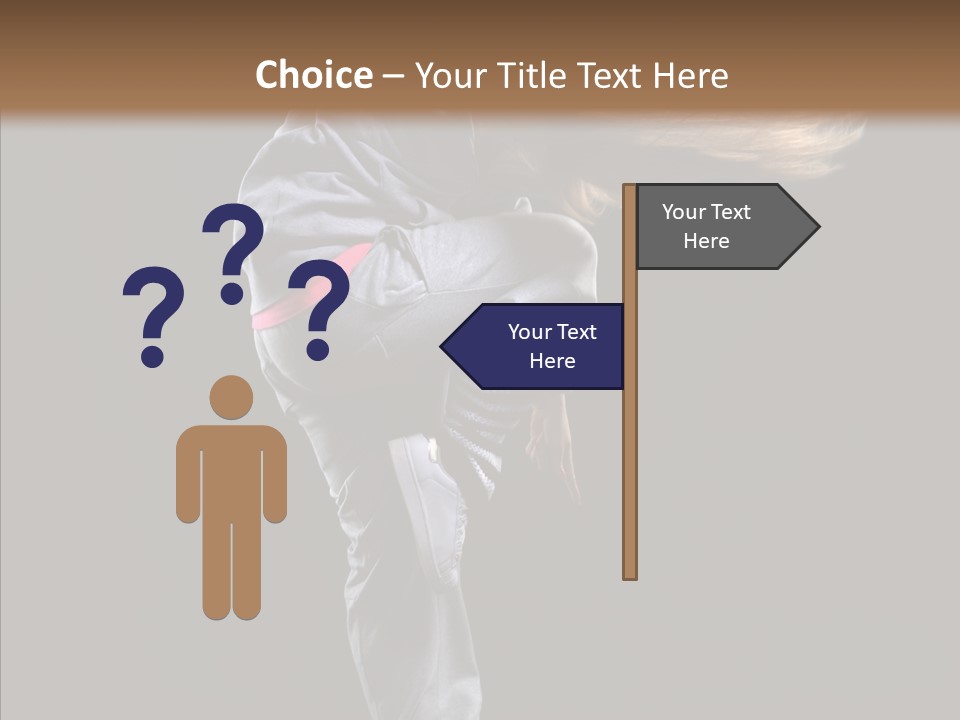 Posing Motion Skill PowerPoint Template