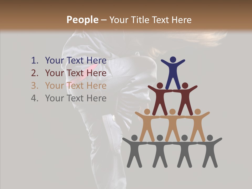 Posing Motion Skill PowerPoint Template