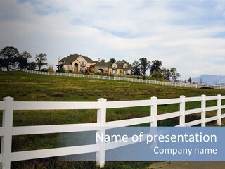 Fence Immense Landscaping PowerPoint Template