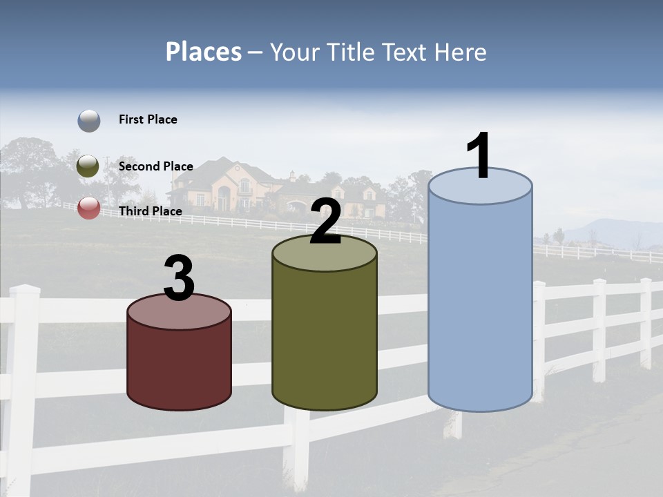 Fence Immense Landscaping PowerPoint Template