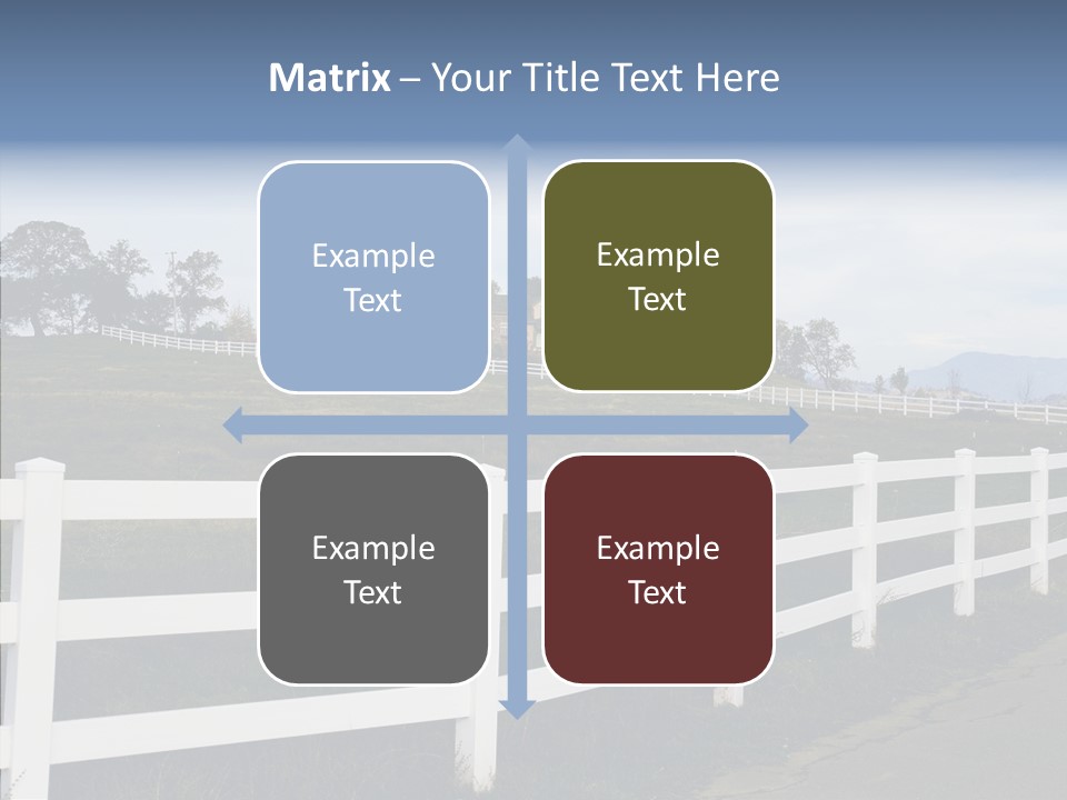 Fence Immense Landscaping PowerPoint Template