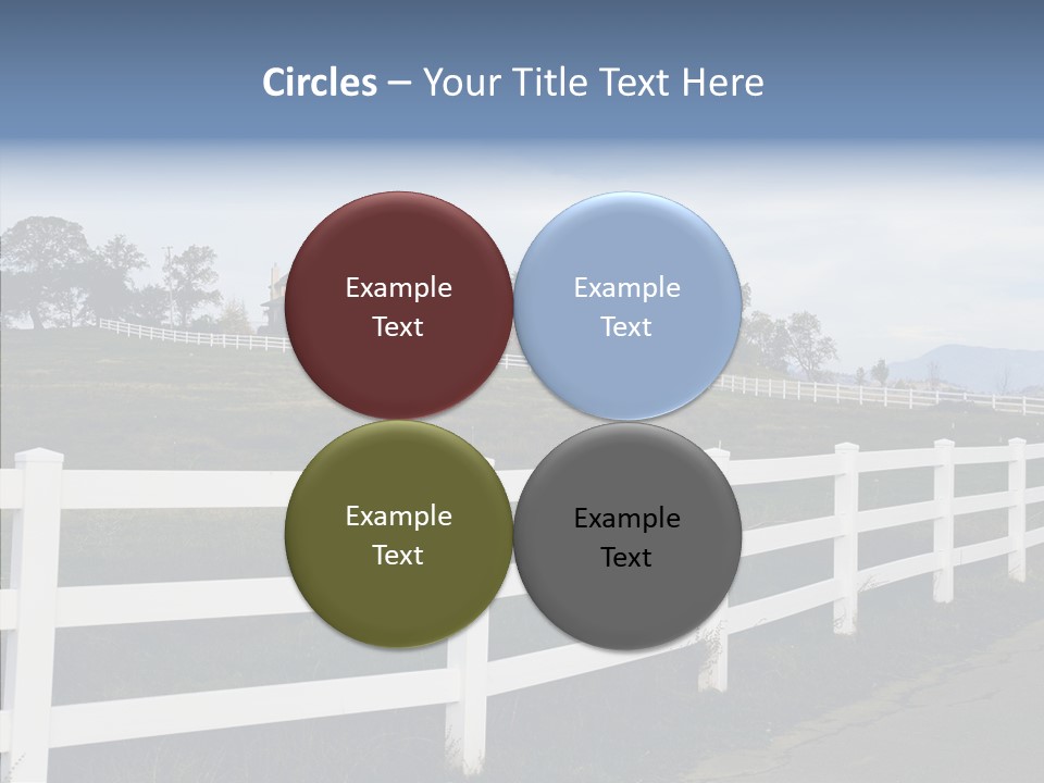 Fence Immense Landscaping PowerPoint Template