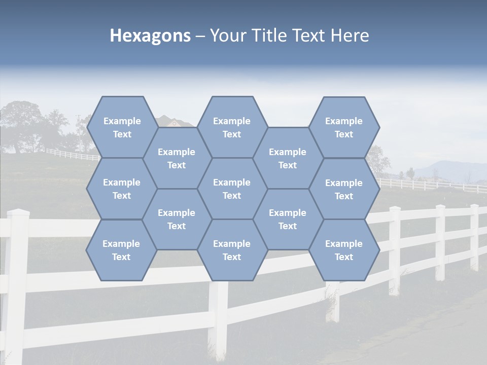 Fence Immense Landscaping PowerPoint Template