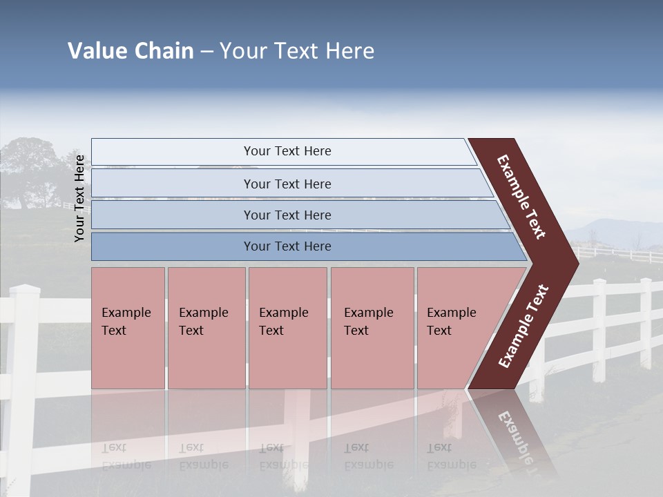 Fence Immense Landscaping PowerPoint Template