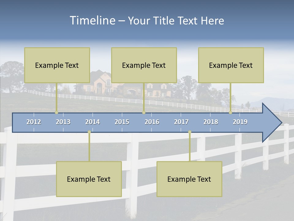 Fence Immense Landscaping PowerPoint Template