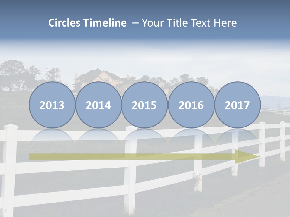 Fence Immense Landscaping PowerPoint Template