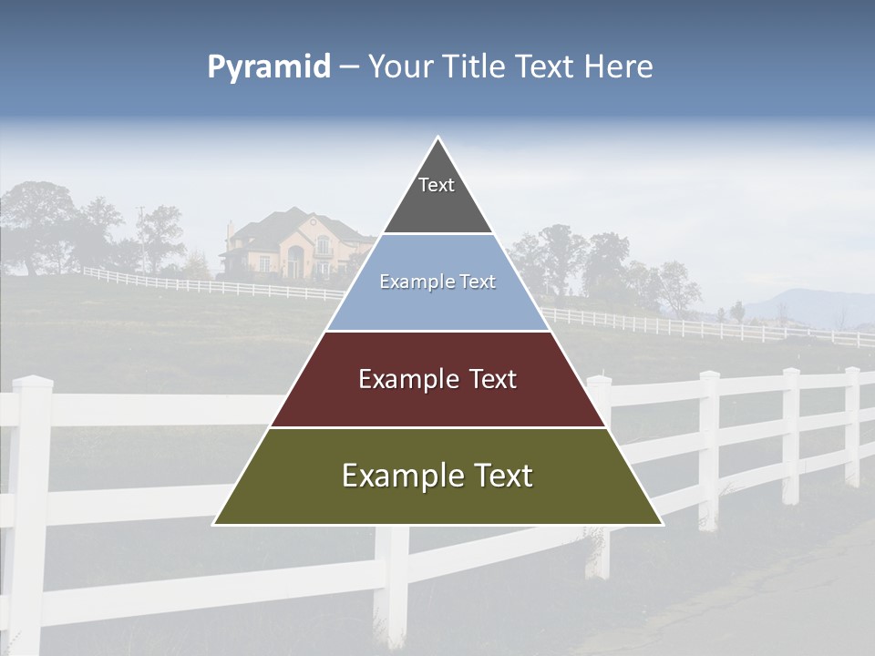 Fence Immense Landscaping PowerPoint Template