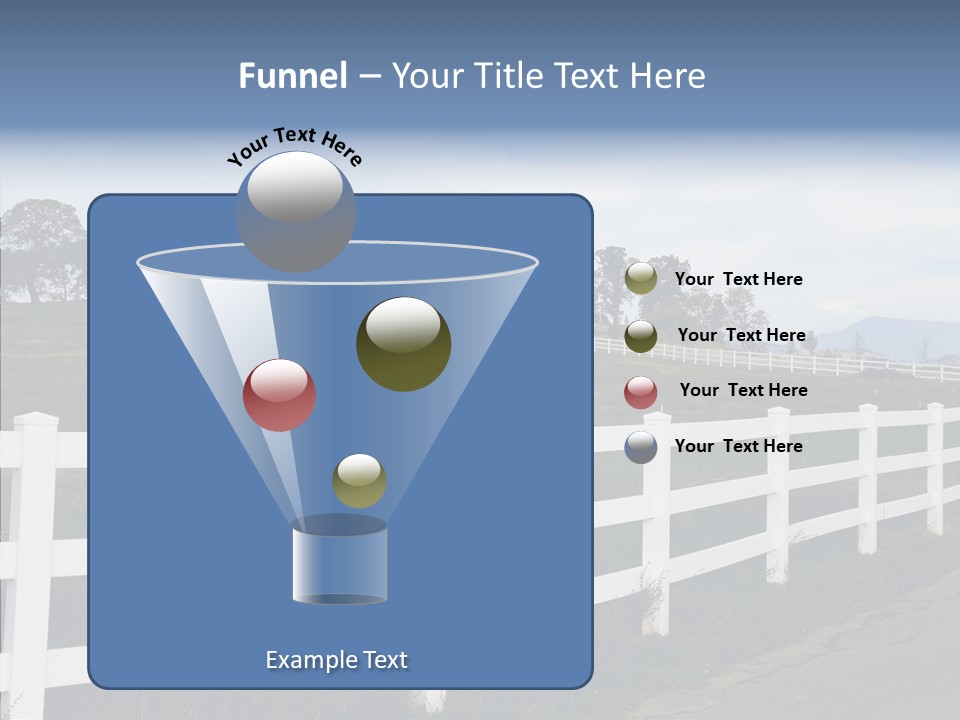 Fence Immense Landscaping PowerPoint Template