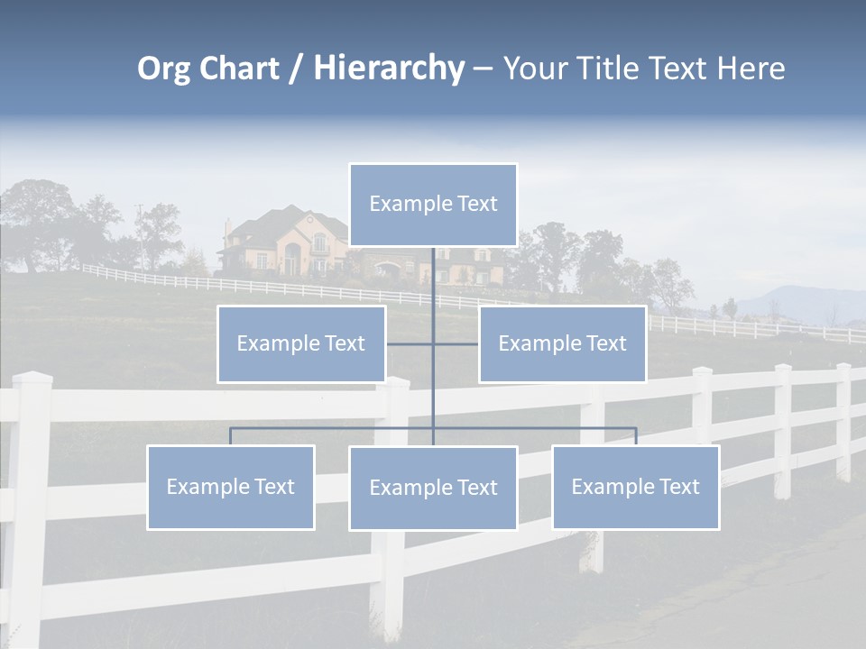Fence Immense Landscaping PowerPoint Template