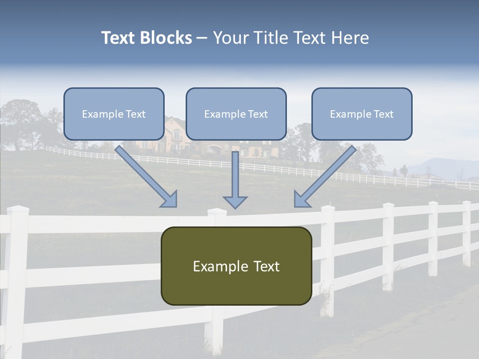 Fence Immense Landscaping PowerPoint Template