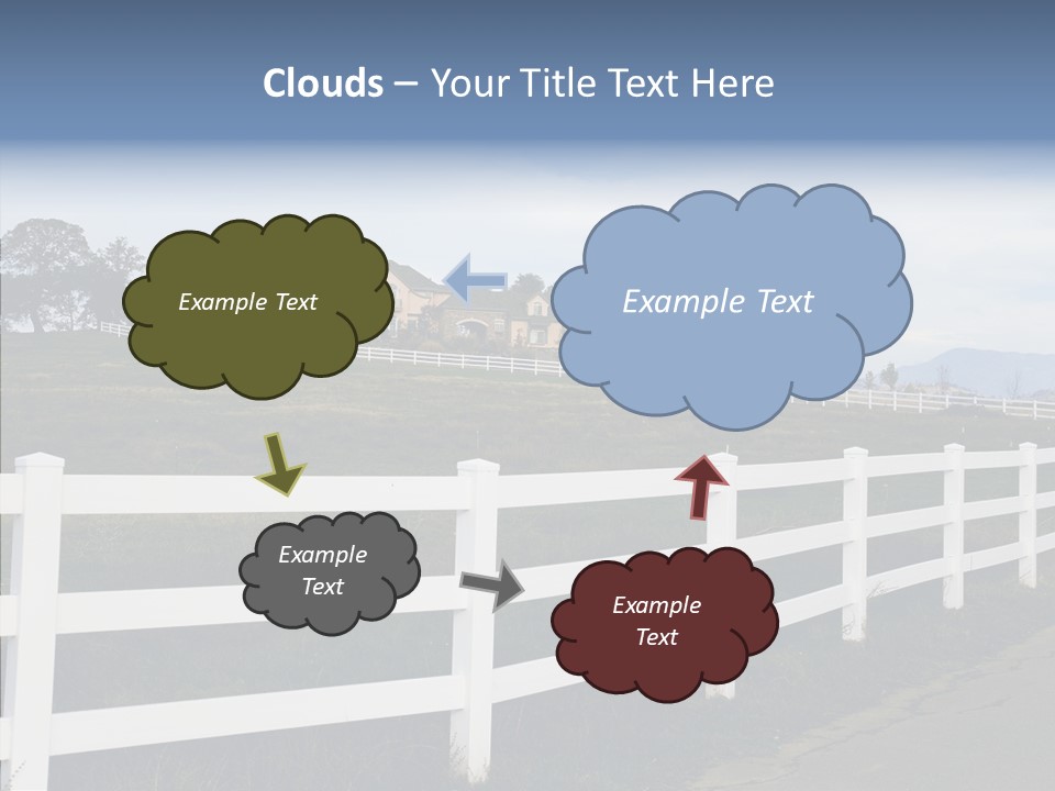 Fence Immense Landscaping PowerPoint Template