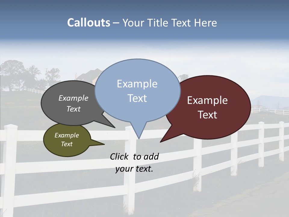Fence Immense Landscaping PowerPoint Template