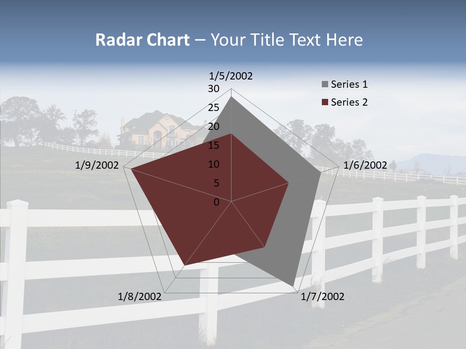 Fence Immense Landscaping PowerPoint Template