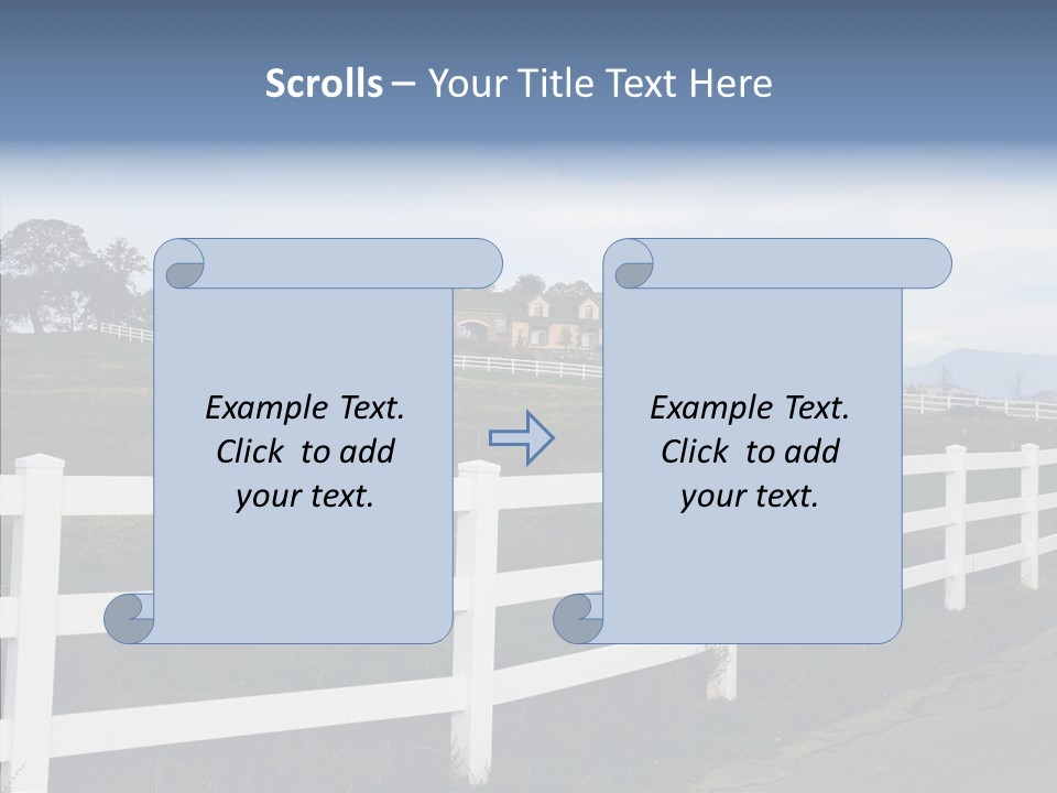 Fence Immense Landscaping PowerPoint Template